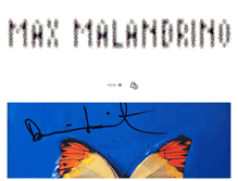 Tablet Screenshot of maxmalandrino.com